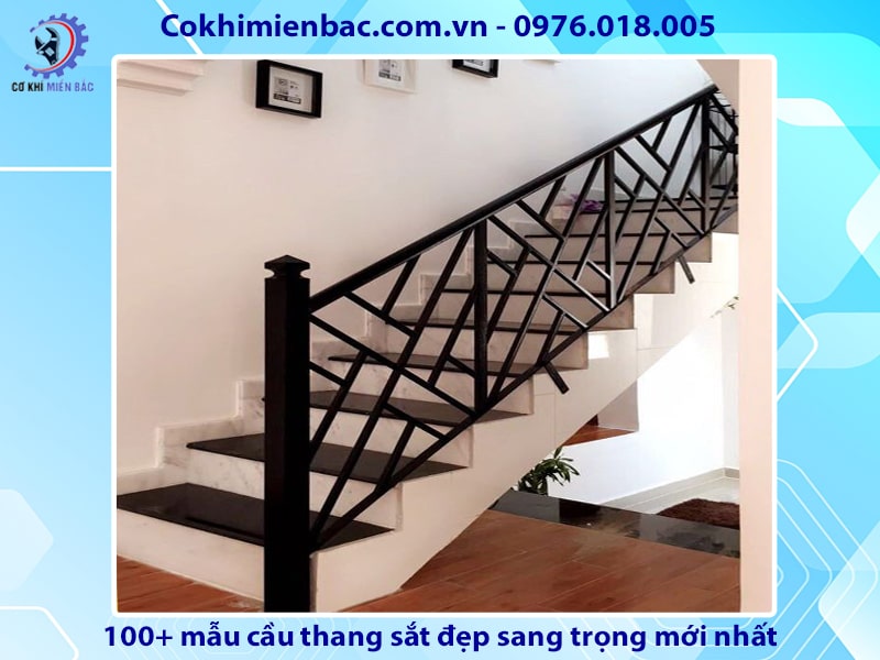 100+ mẫu cầu thang sắt đẹp sang trọng mới nhất năm 2024