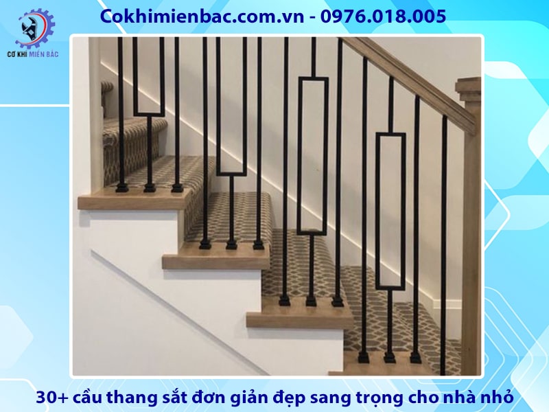 30+ cầu thang sắt đơn giản đẹp sang trọng cho nhà nhỏ