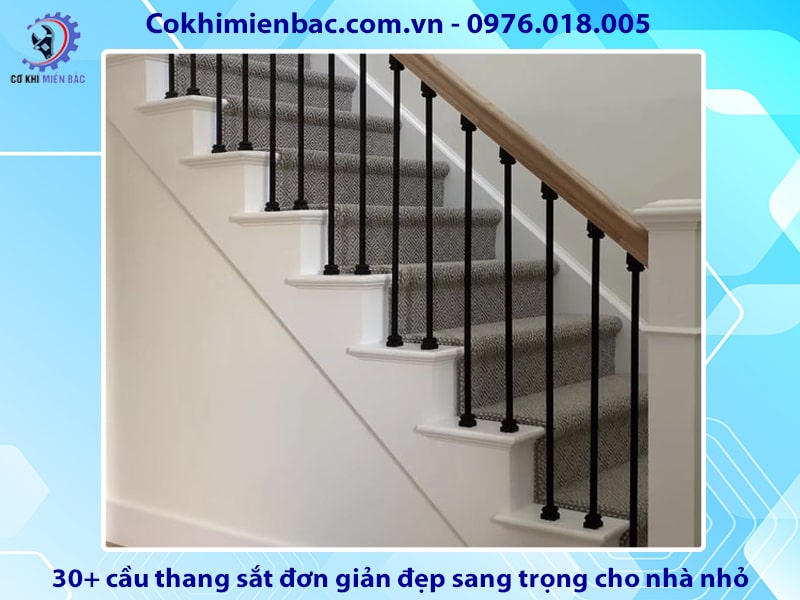 30+ cầu thang sắt đơn giản đẹp sang trọng cho nhà nhỏ