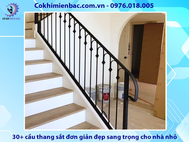 30+ cầu thang sắt đơn giản đẹp sang trọng cho nhà nhỏ