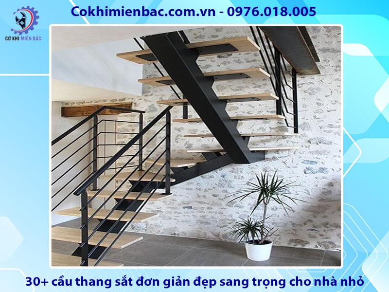 30+ cầu thang sắt đơn giản đẹp sang trọng cho nhà nhỏ