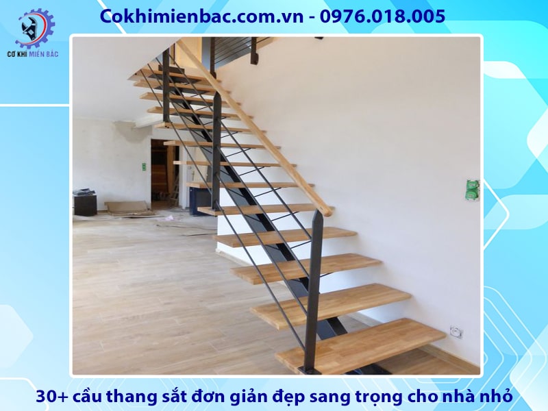 30+ cầu thang sắt đơn giản đẹp sang trọng cho nhà nhỏ