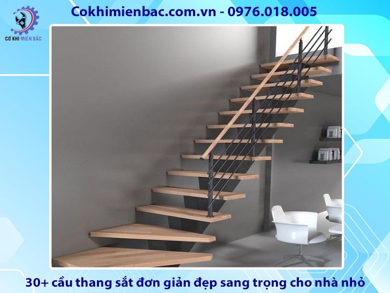 30+ cầu thang sắt đơn giản đẹp sang trọng cho nhà nhỏ