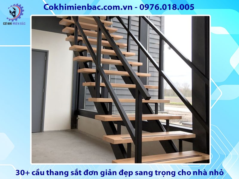 30+ cầu thang sắt đơn giản đẹp sang trọng cho nhà nhỏ