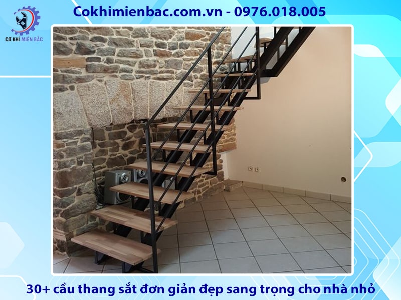 30+ cầu thang sắt đơn giản đẹp sang trọng cho nhà nhỏ