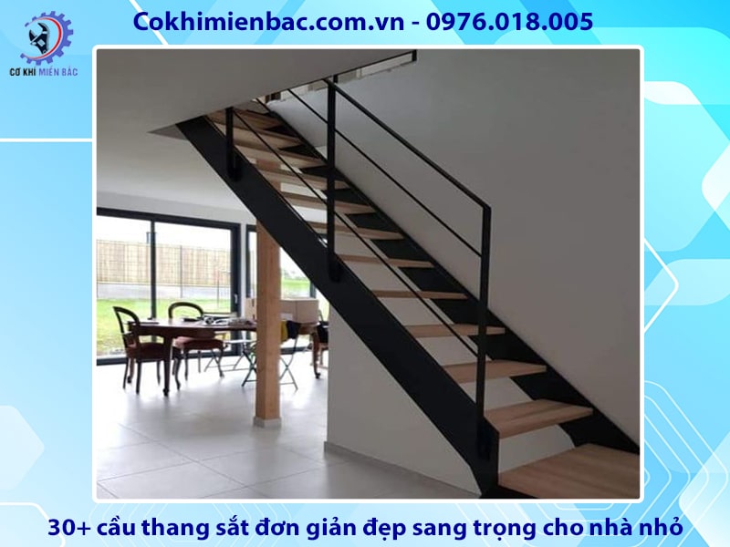 30+ cầu thang sắt đơn giản đẹp sang trọng cho nhà nhỏ