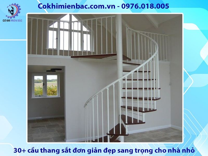 30+ cầu thang sắt đơn giản đẹp sang trọng cho nhà nhỏ