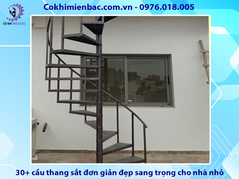 30+ cầu thang sắt đơn giản đẹp sang trọng cho nhà nhỏ