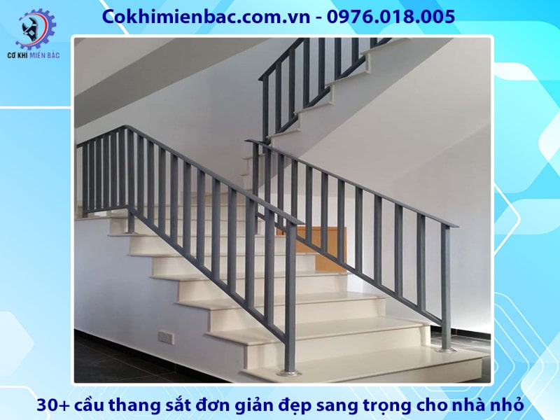 30+ cầu thang sắt đơn giản đẹp sang trọng cho nhà nhỏ