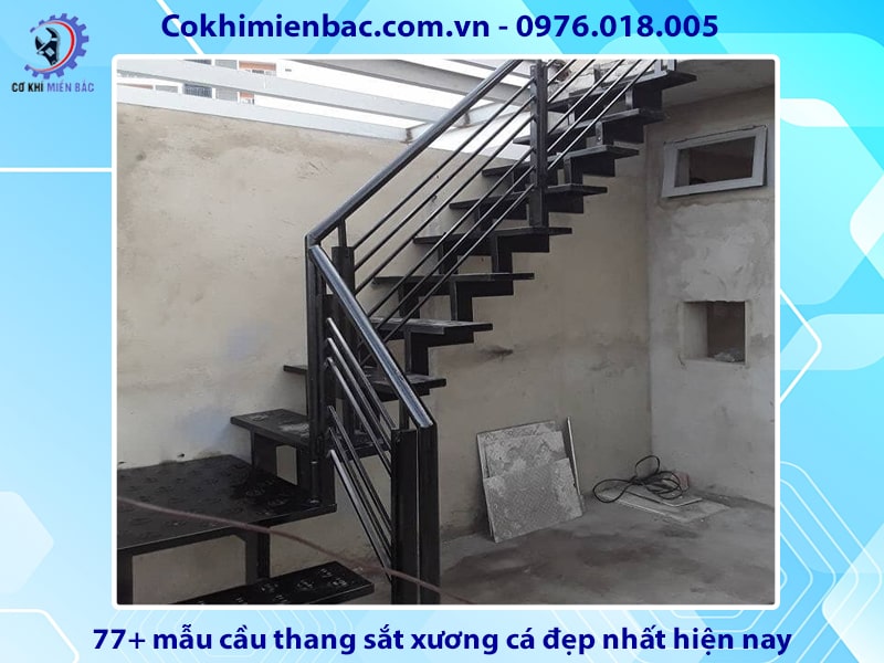 77+ mẫu cầu thang sắt xương cá đẹp nhất hiện nay 