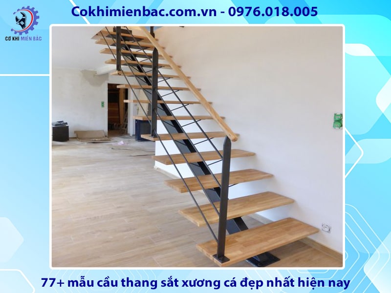 77+ mẫu cầu thang sắt xương cá đẹp nhất hiện nay 