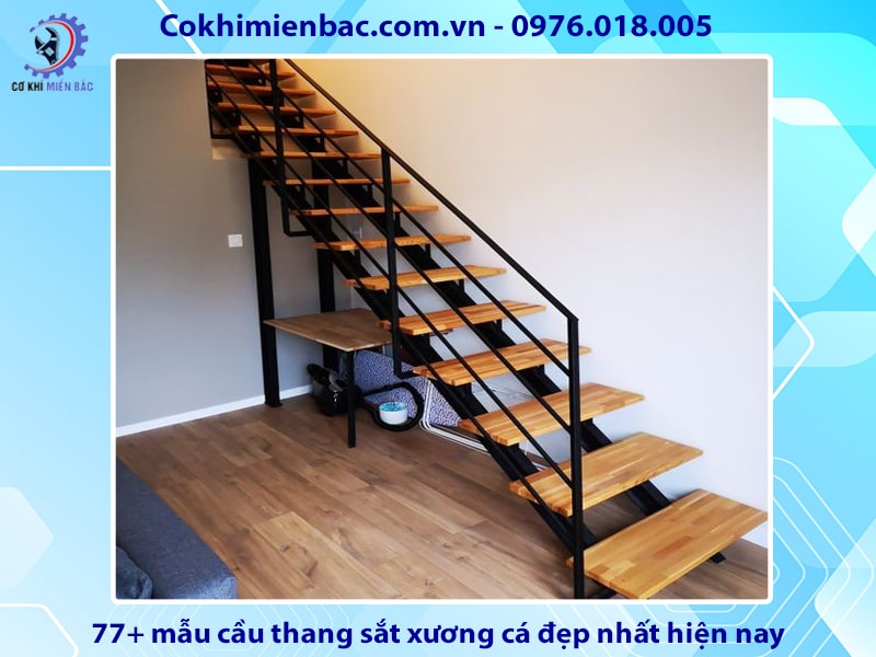 77+ mẫu cầu thang sắt xương cá đẹp nhất hiện nay 