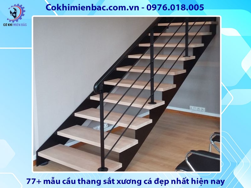 77+ mẫu cầu thang sắt xương cá đẹp nhất hiện nay 