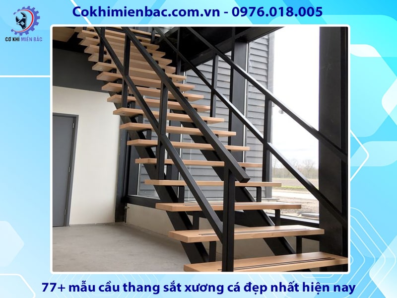 77+ mẫu cầu thang sắt xương cá đẹp nhất hiện nay 