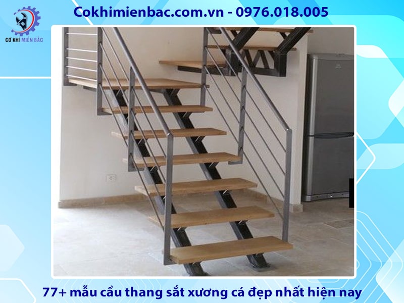 77+ mẫu cầu thang sắt xương cá đẹp nhất hiện nay 