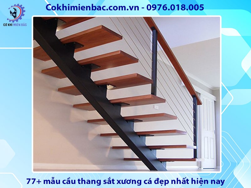 77+ mẫu cầu thang sắt xương cá đẹp nhất hiện nay 