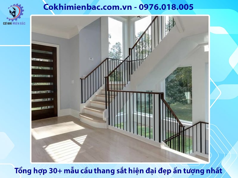 Tổng hợp 30+ mẫu cầu thang sắt hiện đại đẹp ấn tượng nhất