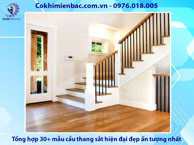 Tổng hợp 30+ mẫu cầu thang sắt hiện đại đẹp ấn tượng nhất