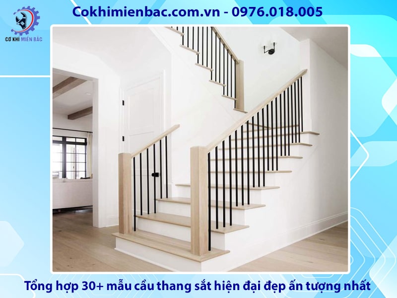 Tổng hợp 30+ mẫu cầu thang sắt hiện đại đẹp ấn tượng nhất