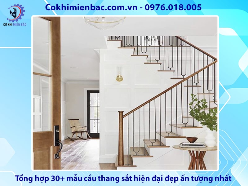 Tổng hợp 30+ mẫu cầu thang sắt hiện đại đẹp ấn tượng nhất