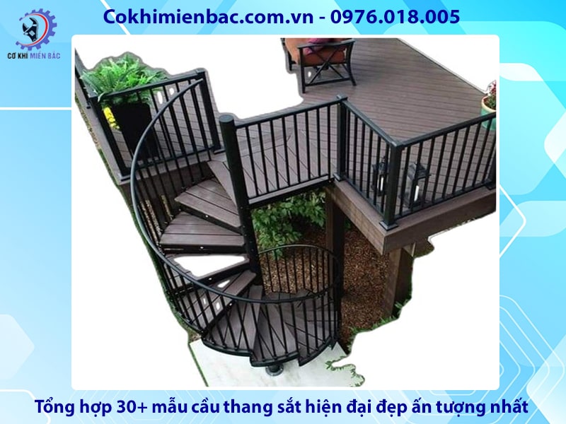 Tổng hợp 30+ mẫu cầu thang sắt hiện đại đẹp ấn tượng nhất