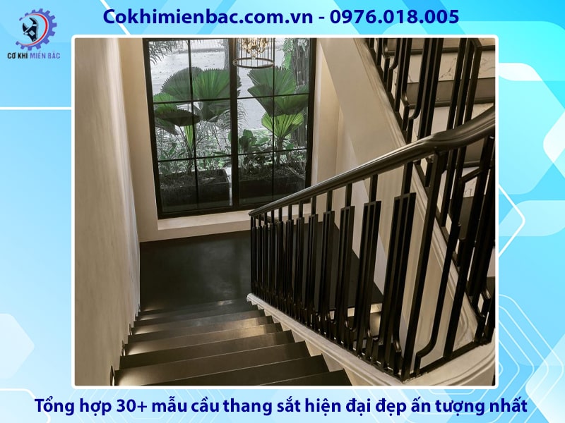 Tổng hợp 30+ mẫu cầu thang sắt hiện đại đẹp ấn tượng nhất