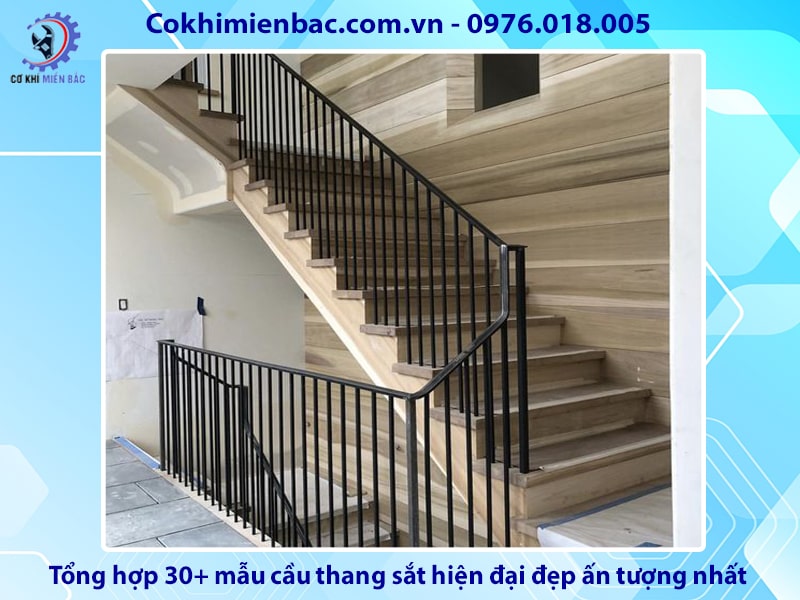 Tổng hợp 30+ mẫu cầu thang sắt hiện đại đẹp ấn tượng nhất