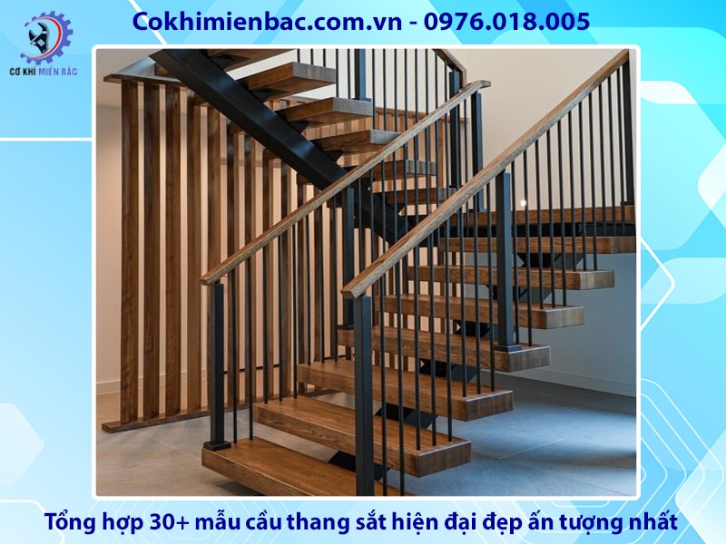 Tổng hợp 30+ mẫu cầu thang sắt hiện đại đẹp ấn tượng nhất