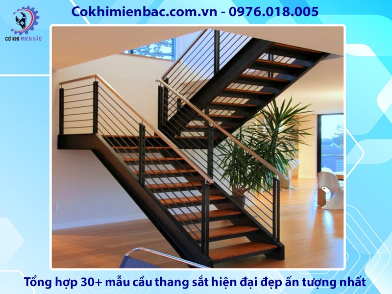 Tổng hợp 30+ mẫu cầu thang sắt hiện đại đẹp ấn tượng nhất