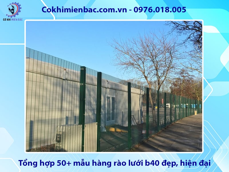 Tổng hợp 50+ mẫu hàng rào lưới b40 đẹp, hiện đại