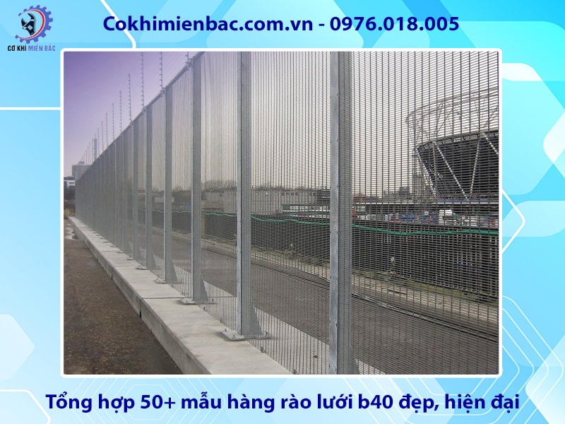 Tổng hợp 50+ mẫu hàng rào lưới b40 đẹp, hiện đại