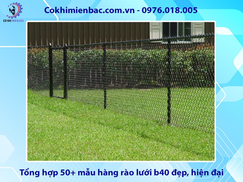 Tổng hợp 50+ mẫu hàng rào lưới b40 đẹp, hiện đại