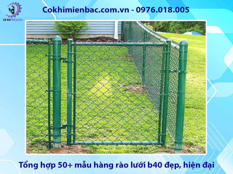 Tổng hợp 50+ mẫu hàng rào lưới b40 đẹp, hiện đại