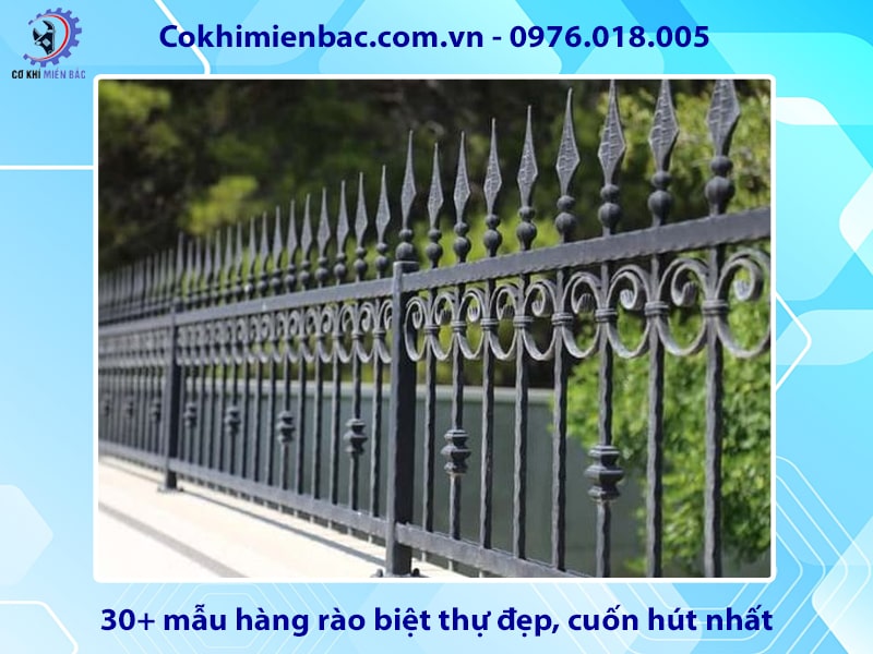 30+ mẫu hàng rào biệt thự đẹp, cuốn hút nhất năm 2024