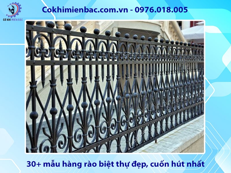 30+ mẫu hàng rào biệt thự đẹp, cuốn hút nhất năm 2024