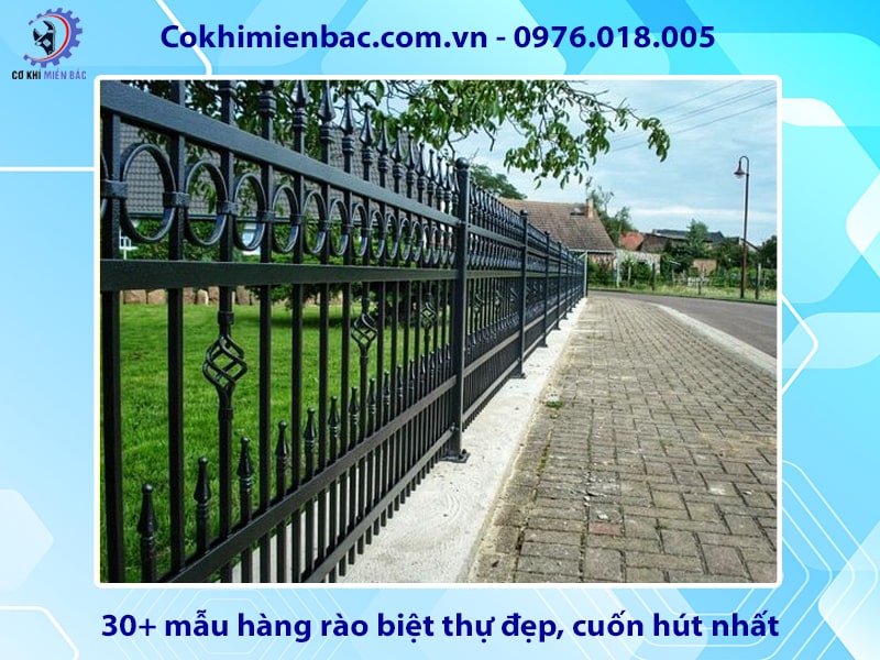 30+ mẫu hàng rào biệt thự đẹp, cuốn hút nhất năm 2024