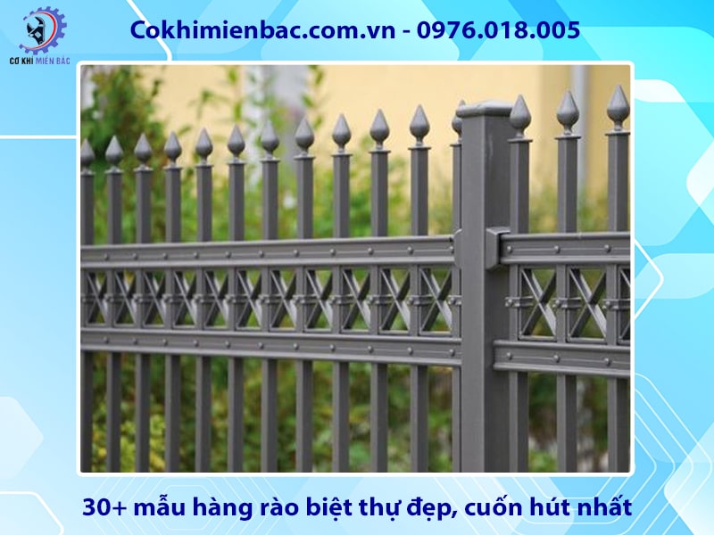 30+ mẫu hàng rào biệt thự đẹp, cuốn hút nhất năm 2024