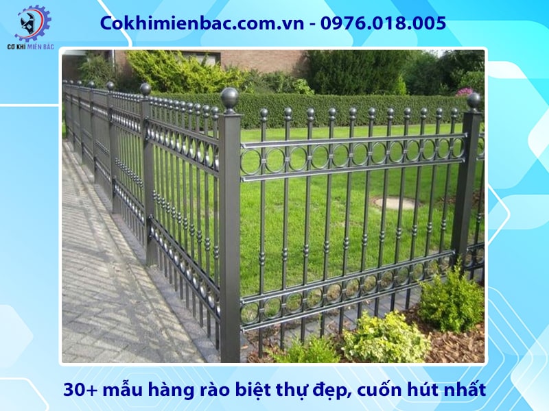 30+ mẫu hàng rào biệt thự đẹp, cuốn hút nhất năm 2024