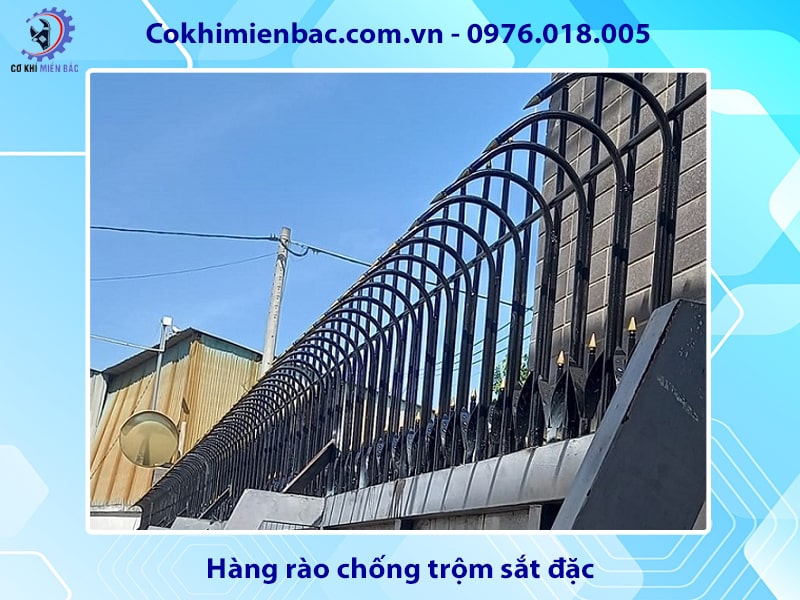 Hàng rào chống trộm sắt đặc