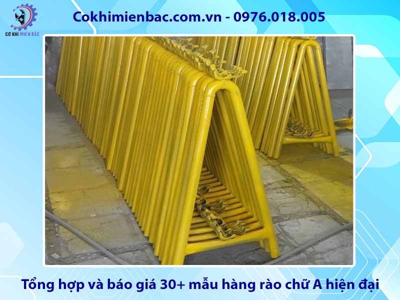 Tổng hợp và báo giá 30+ mẫu hàng rào chữ A hiện đại