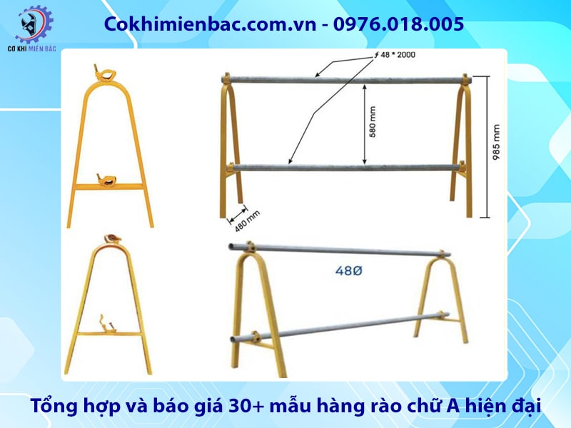 Tổng hợp và báo giá 30+ mẫu hàng rào chữ A hiện đại