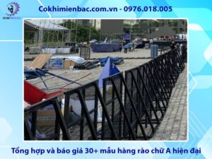 Tổng hợp và báo giá 30+ mẫu hàng rào chữ A hiện đại