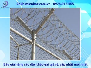 Báo giá hàng rào dây thép gai giá rẻ, cập nhật mới nhất