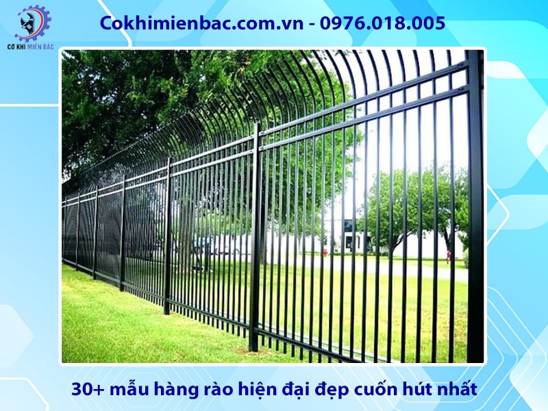 30+ mẫu hàng rào hiện đại đẹp cuốn hút nhất năm 2024