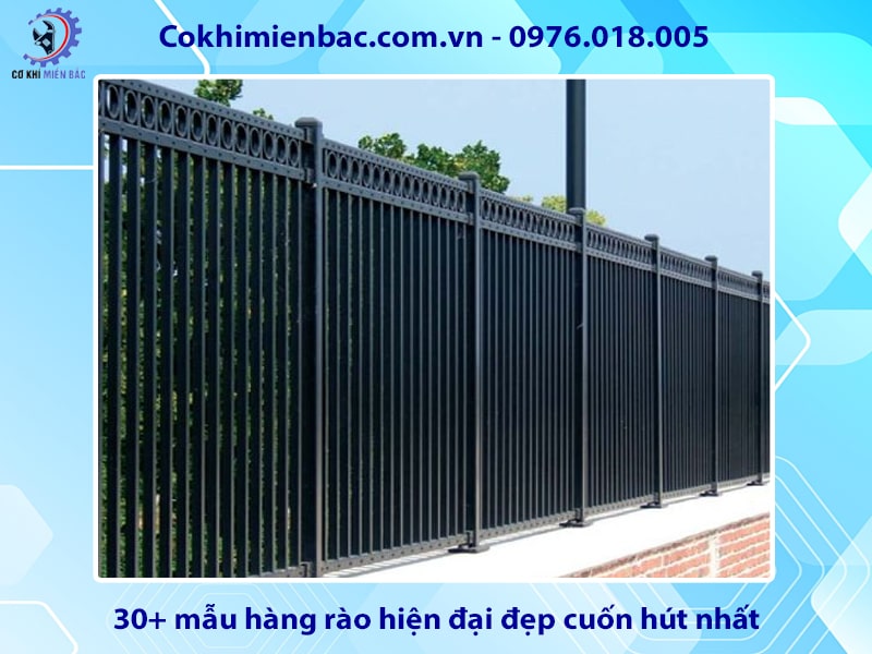 30+ mẫu hàng rào hiện đại đẹp cuốn hút nhất năm 2024