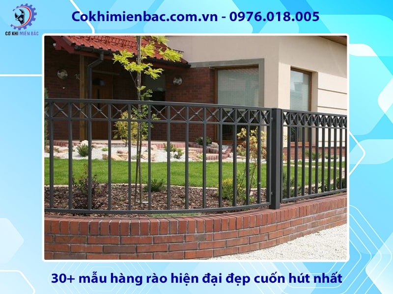 30+ mẫu hàng rào hiện đại đẹp cuốn hút nhất năm 2024