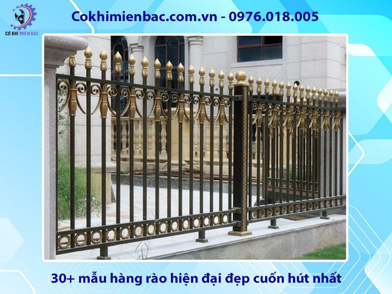 30+ mẫu hàng rào hiện đại đẹp cuốn hút nhất năm 2024