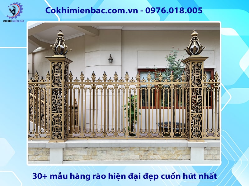 30+ mẫu hàng rào hiện đại đẹp cuốn hút nhất năm 2024