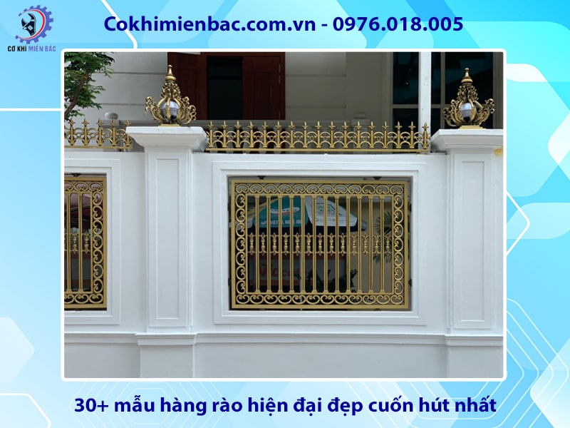 30+ mẫu hàng rào hiện đại đẹp cuốn hút nhất năm 2024