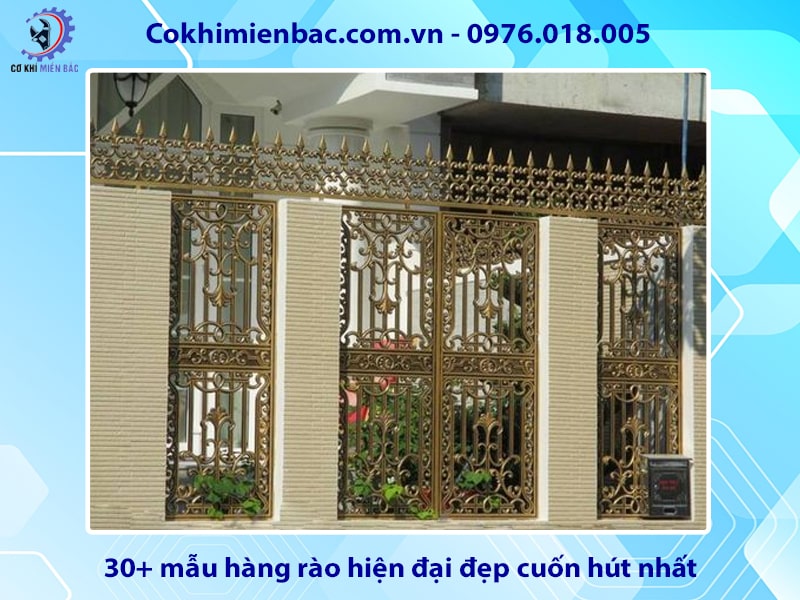 30+ mẫu hàng rào hiện đại đẹp cuốn hút nhất năm 2024